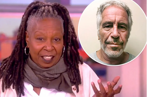 Whoopi Goldberg reacts to hints about being on Epstein’s list