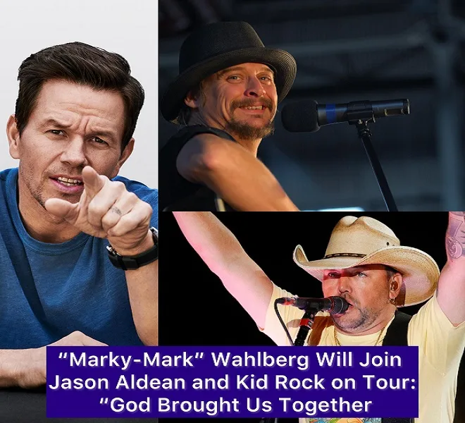 “Marky-Mark” Wahlberg Will Join Jason Aldean and Kid Rock on Tour: “God Brought Us Together”