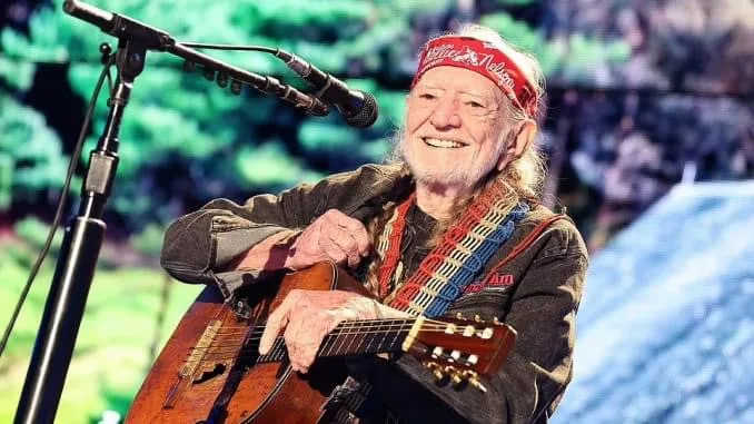 Willie Nelson’s hand-crafted log cabin – that he built himself and that served as the inspiration for his hit track Shotgun Willie