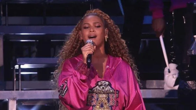 Beyoncé Faces Nearly $10 Billion Loss Following ‘Black National Anthem’ Performance at NFL