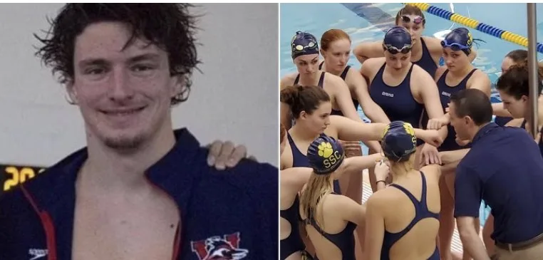 The women’s swim team says, “It’s not fair,” and refuses to compete against the men’s biology team.