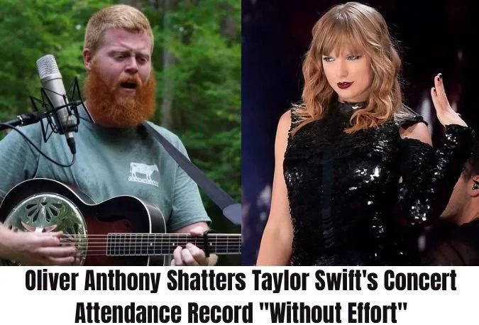 Oliver Anthony Shatters Taylor Swift’s Concert Attendance Record “Without Effort”