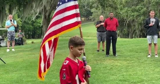 Emotional Impact: 10-Year-Old Impresses with National Anthem, Tears Grown Men”