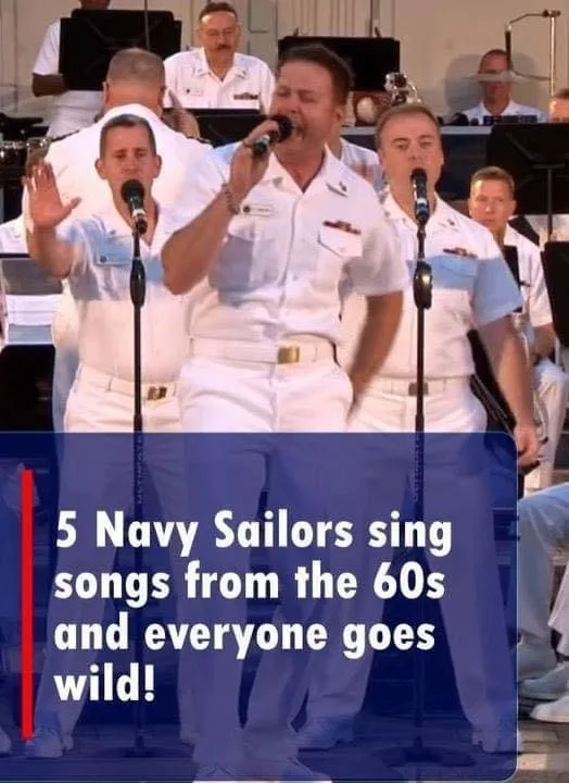 5 Navy Sailors Sing 1960s Songs and Everyone Goes Wild