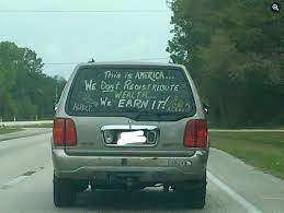 ‘Controversial’ Message Seen On Back Of SUV Sparks Online Debate