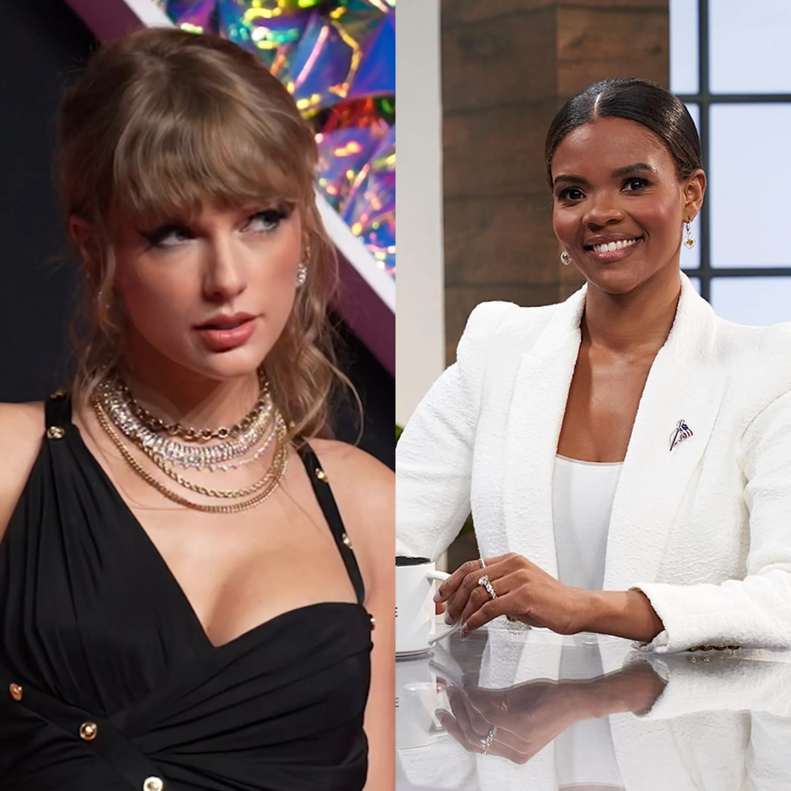 Breaking: “Political Tensions Rise: Candace Owens Threatens Taylor Swift’s NFL Status”