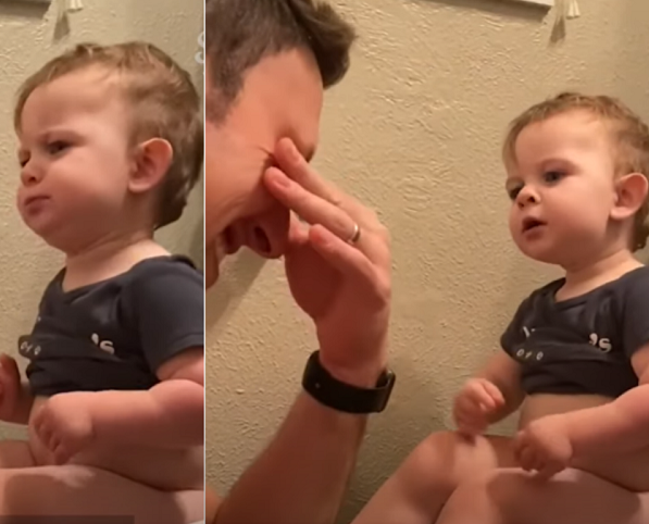 If You Need To Smile Today, Watch This Little Boy Learning How To Use The Potty