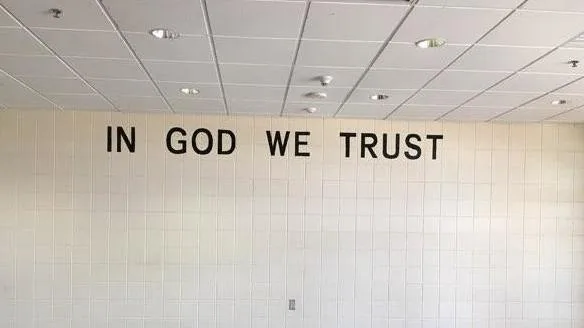 “In God we trust” Red State demands to be displayed in all public schools