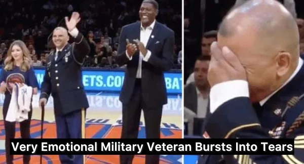 Military Veteran Is Honored At Basketball Game – Then He Sees Something That Brings Him To His Knees