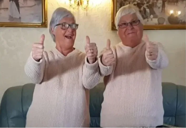 HEARTWARMING REUNION: TWIN SISTERS ADOPTED APART FOR 66 YEARS FINALLY MEET