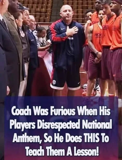 Coach Was Furious When His Players Disrespected National Anthem, So He Does THIS To Teach Them A Lesson!