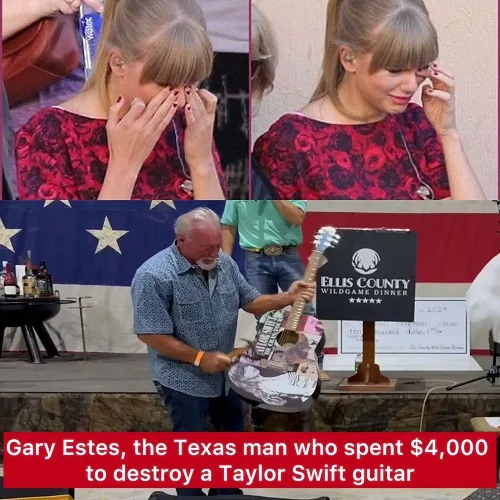 Gary Estes, the Texas man who spent $4,000 to destroy a Taylor Swift guitar