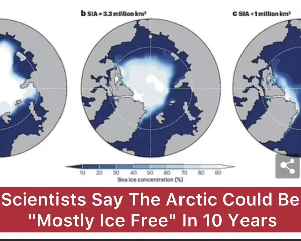 “Mostly Ice Free” In 10 Years