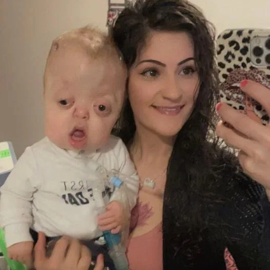 Every time she posts pictures of her baby online, people beg her to stop