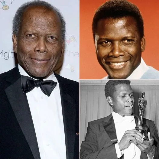 The famous actor Sidney Poitier met and fell in love with his wife while they were working on a movie together.