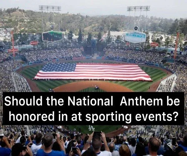 Why sports events start with the National Anthem