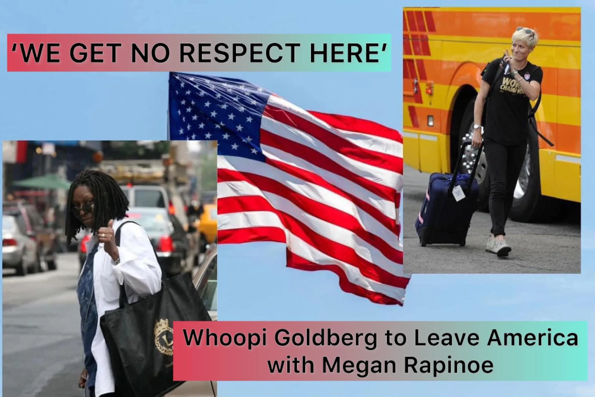 Whoopi Goldberg to Leave America with Megan Rapinoe