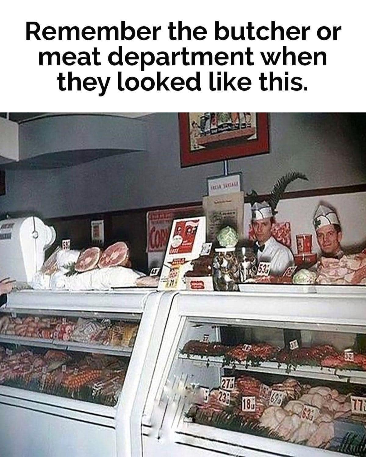 The butcher-meat departament