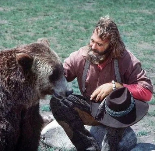 How Many People Remember Grizzly Adams And Ben The Bear. I Used To Watch Every Sunday, Made My Day  Check the comments